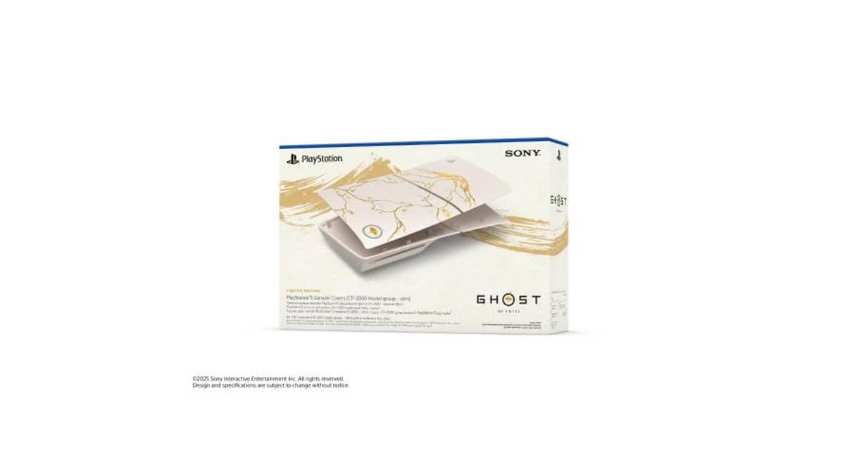 buy ps5-console-covers-ghost-of-yotei-gold-limited-edition