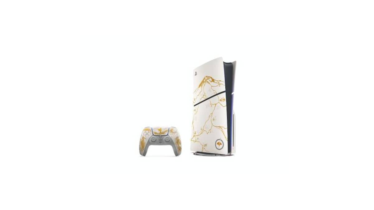 شتر ps5-console-ghost-of-yotei-gold-limited-edition-bundle