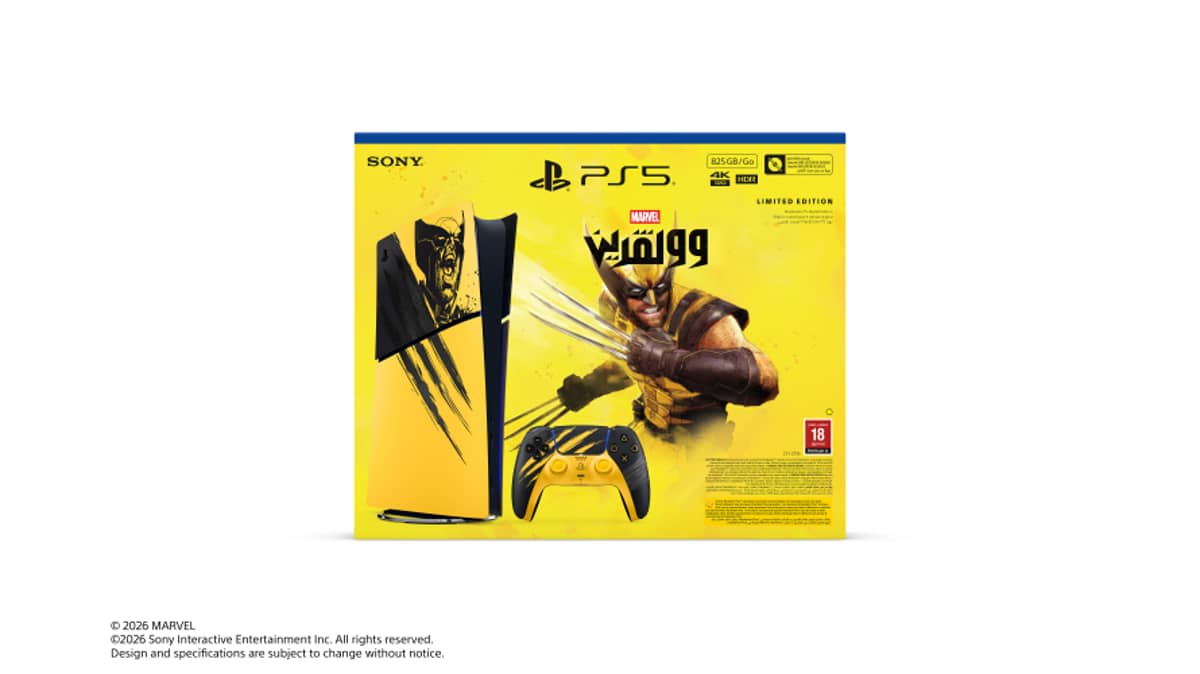 شتر ps5-digital-edition-825-gb-console-marvels-wolverine-battle-yellow-limited-edition-bundle
