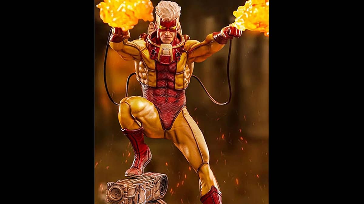 شتر iron-studios-pyro-statue-from-x-men-art-scale-110