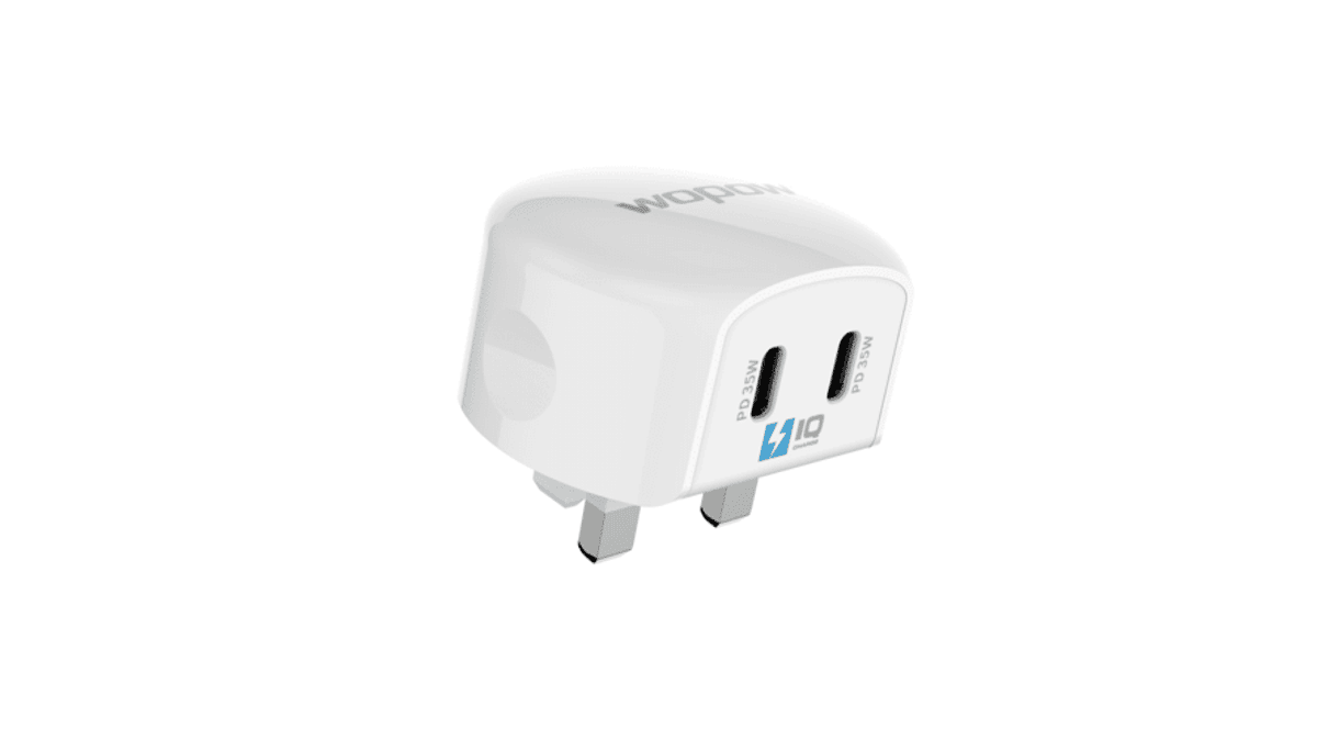 شتر wopow-a35-wall-charger-35w-pd-2ports-typec-white