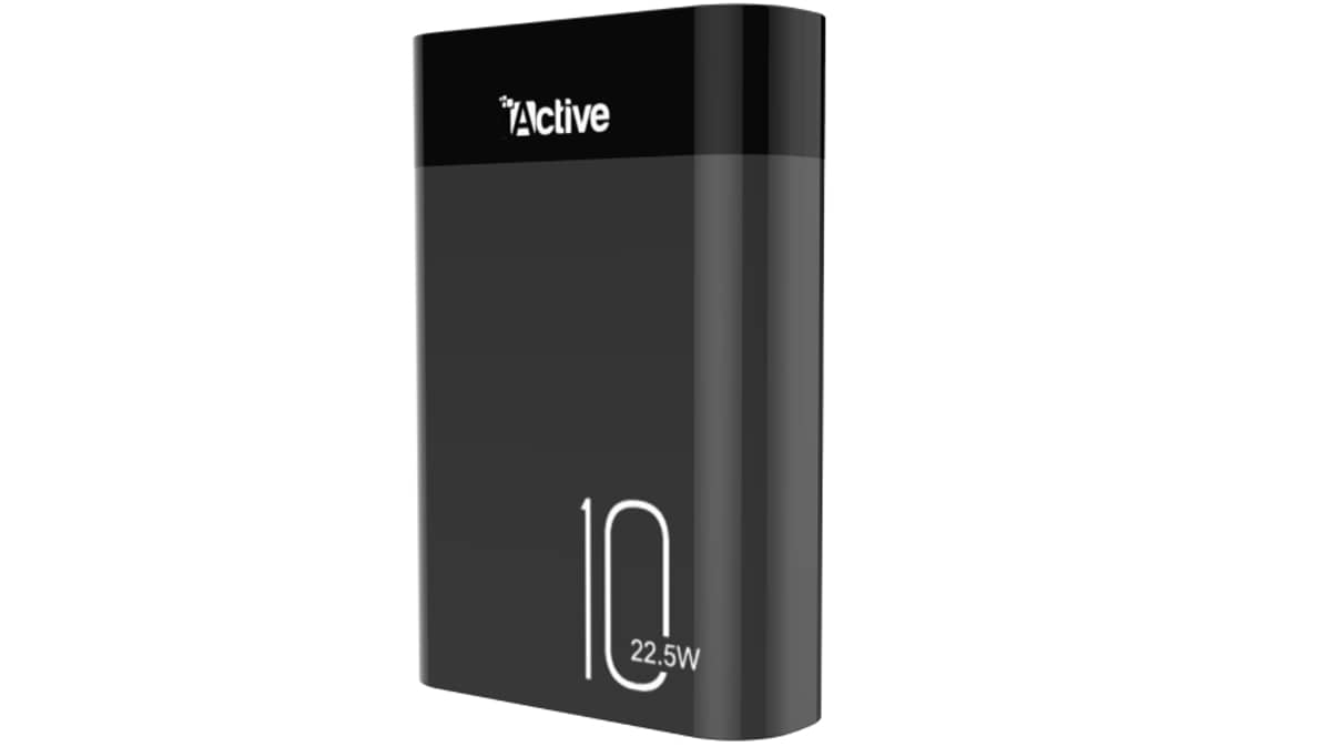 شتر active-victor10-power-bank-22w-10k-mah-black