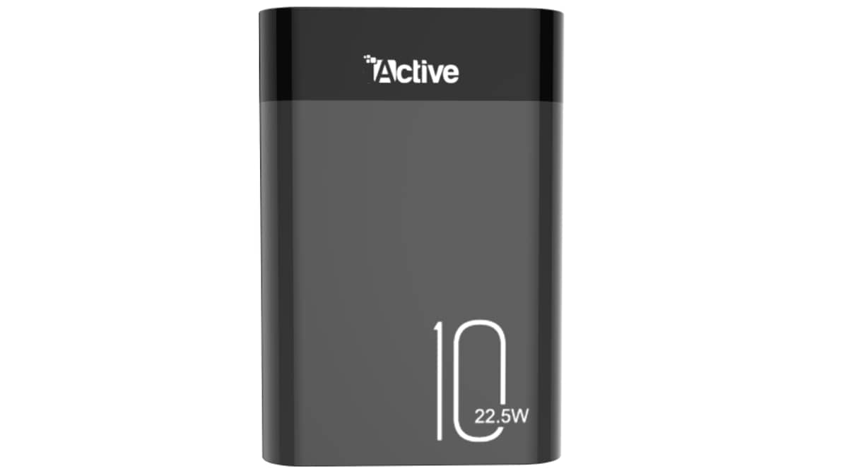شتر active-victor10-power-bank-22w-10k-mah-black