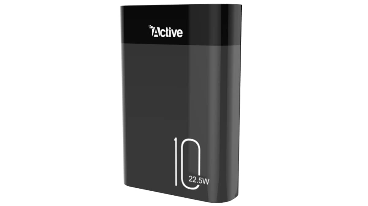 شتر active-victor10-power-bank-22w-10k-mah-black