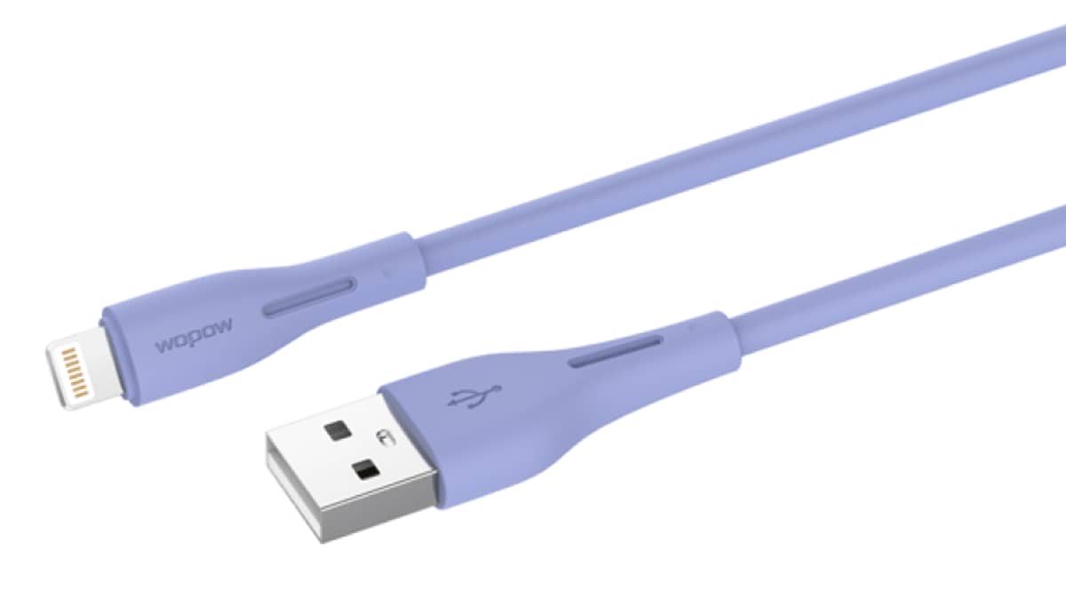 شتر wopow-tp01-cable-ip-12-meters-purple