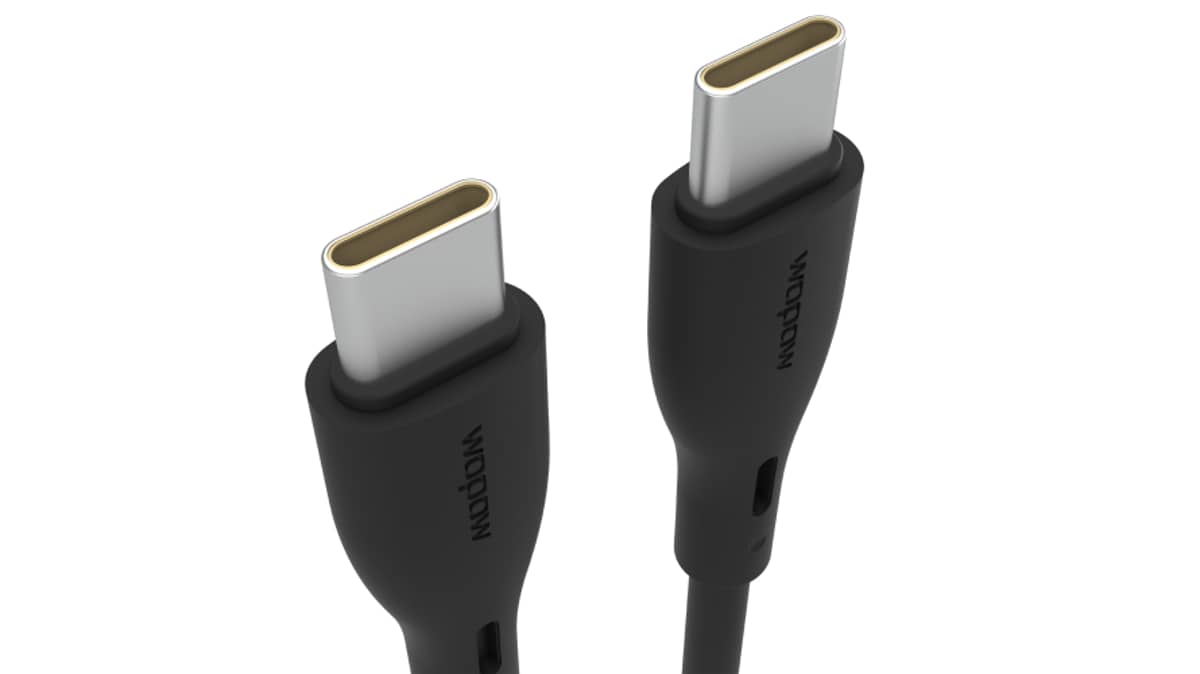 شتر wopow-tpc-cable-typc-to-typec-60w-12m-black