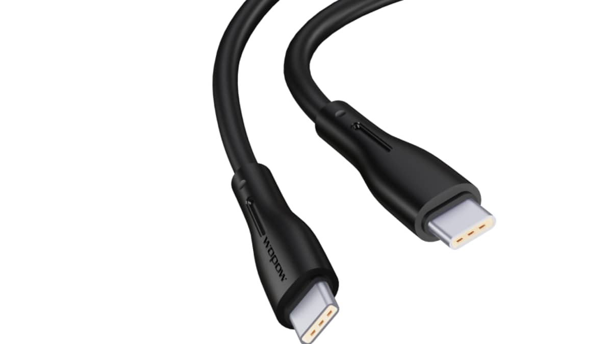 شتر wopow-tpc-cable-typc-to-typec-60w-12m-black