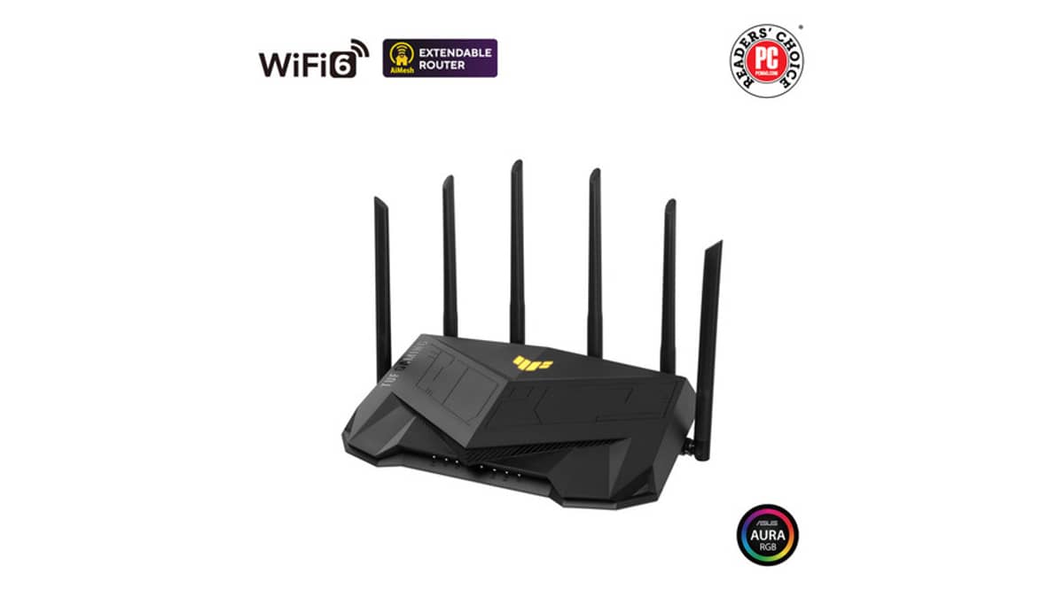 buy asus-tuf-gaming-ax6000-dual-band-wifi-6-extendable-gaming-router-or-4g-5g-router-replacement-or-dual-25g-ports-or-gaming-port-or-mobile-game-mode-or-port-forwarding-or-subscription-free-network-security-or-black