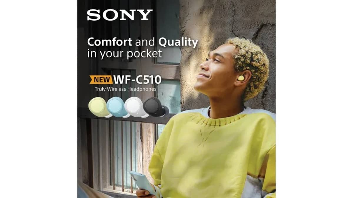 buy sony-wf-c510-truly-wireless-earbuds-22-hours-battery-life-yellow