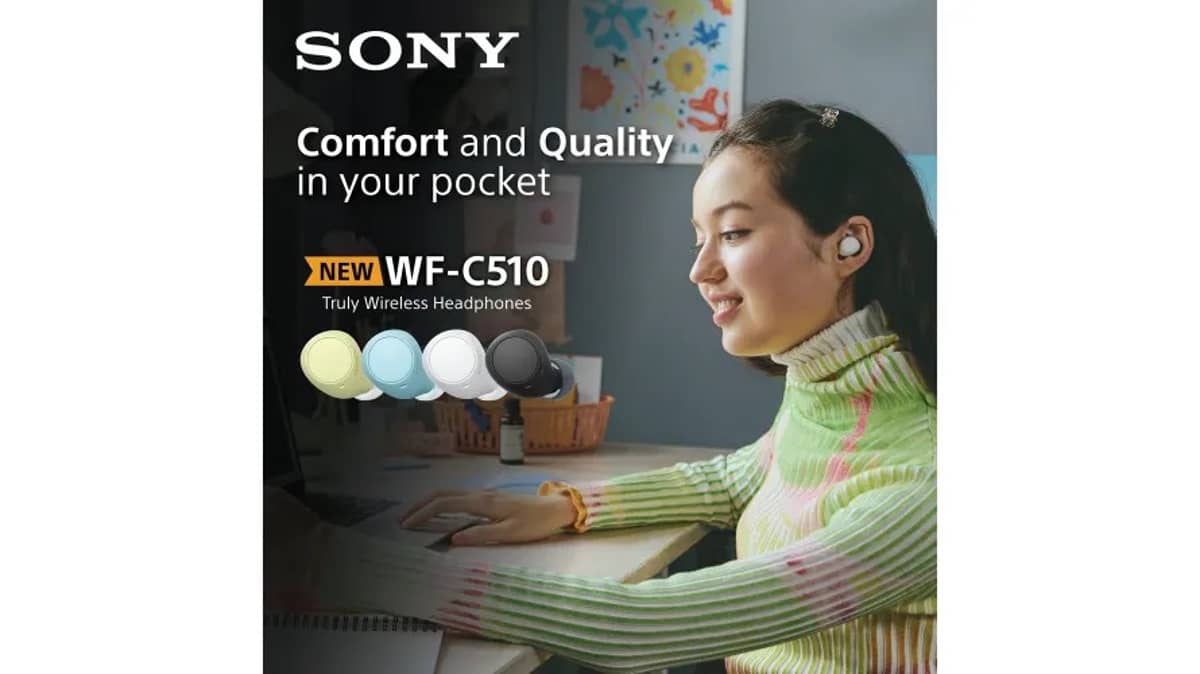 buy sony-wf-c510-truly-wireless-earbuds-22-hours-battery-life-yellow