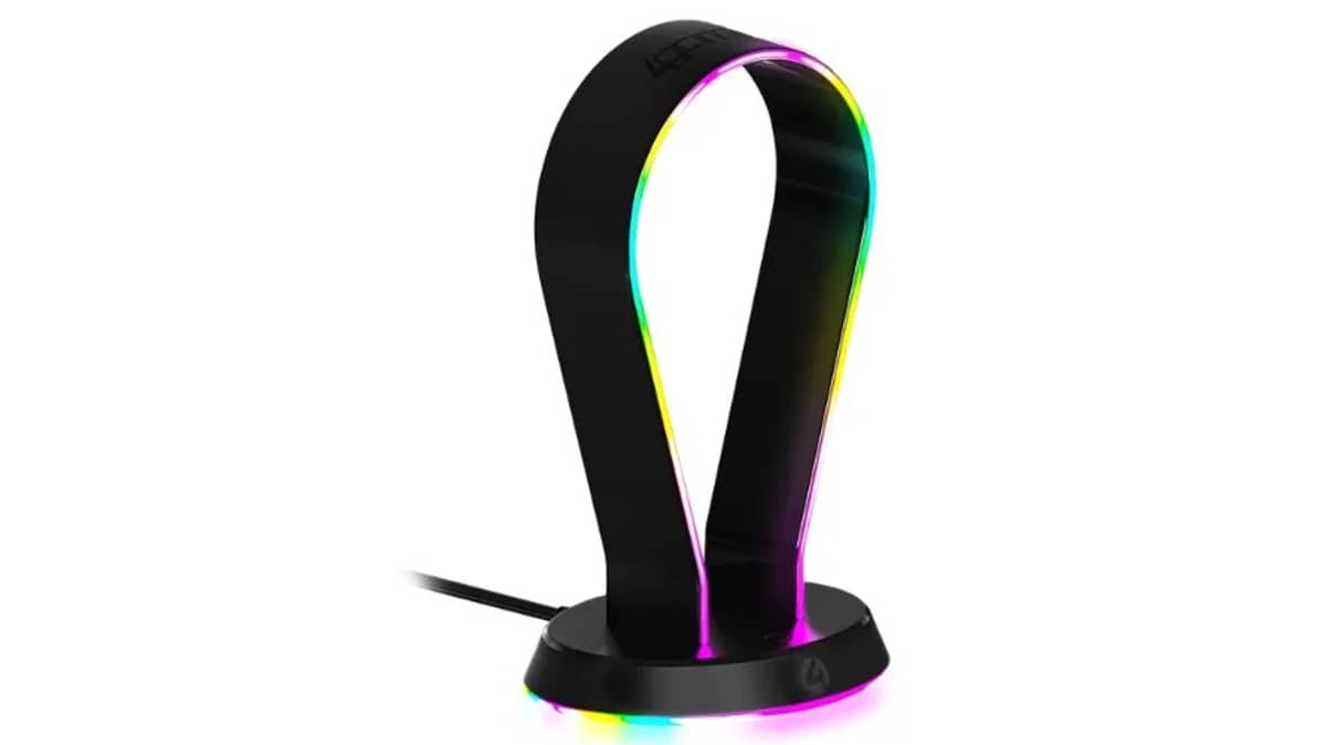 buy 4gamers-light-up-charging-headset-stand