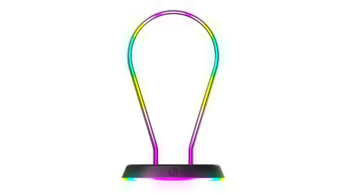 buy 4gamers-light-up-charging-headset-stand
