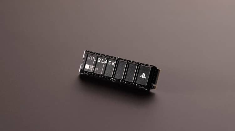 Western Digital 1TB WD_BLACK SN850P NVMe M.2 SSD for PS5 - w/ Heatsink,  7300MB/s