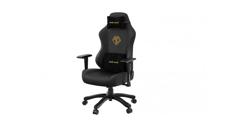 Gaming chair hotsell white and gold