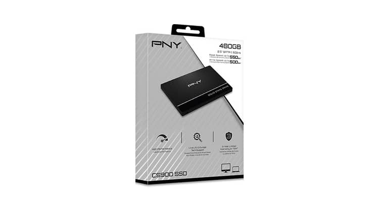 Pny CS900 240GB Sata SSD Hard Drive Black
