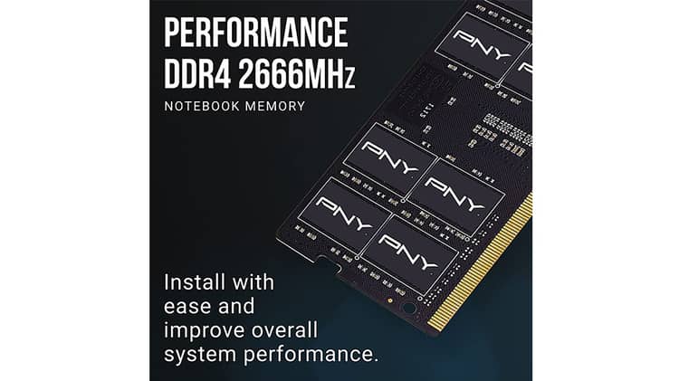 Vente deBARRETTE MEMOIRE PNY Memory DDR4 2666MHz - 16GB