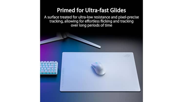 Buy ASUS ROG Moonstone Ace L Glass Gaming Mouse Pad | Ultra Buy ASUS ROG Moonstone Ace L Glass Gaming Mouse Pad | Ultra