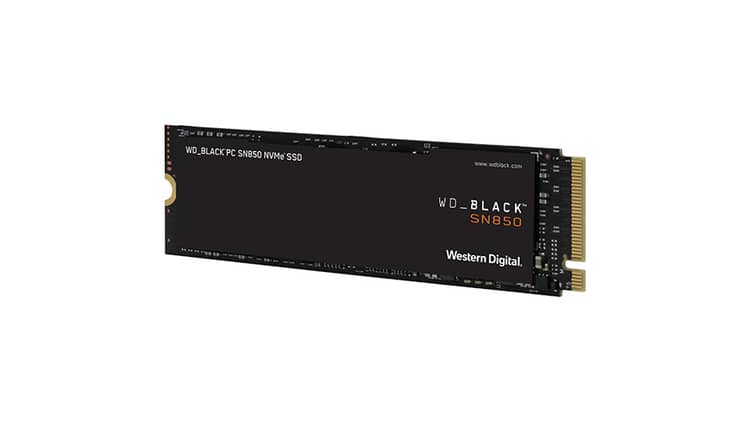 Western Digital 1TB WD_BLACK SN850P NVMe M.2 SSD for PS5 - w/ Heatsink,  7300MB/s