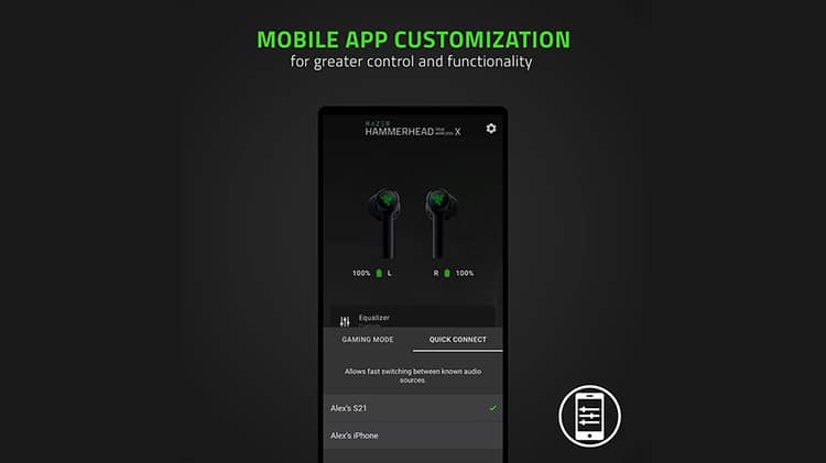 Razer hammerhead clearance true wireless iphone