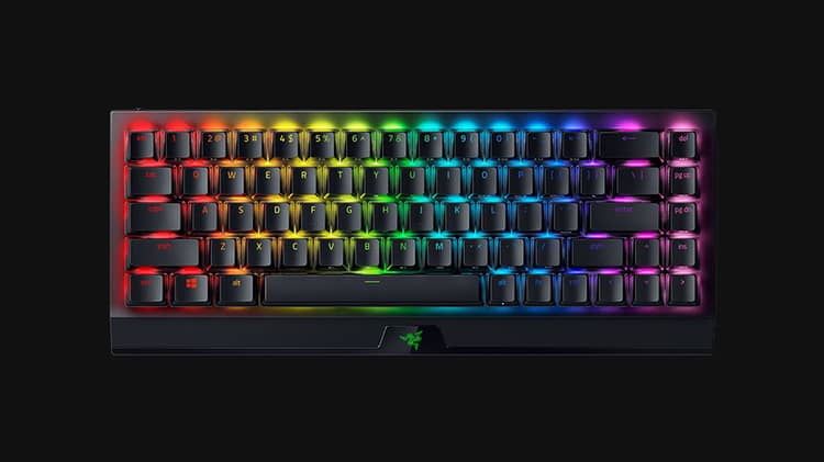 Razer BlackWidow V3 Tenkeyless TKL Mechanical Gaming Keyboard: Green  Mechanical Switches - Tactile & Clicky - Chroma RGB Lighting - Compact Form