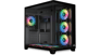 شتر sharx-profin-atx-mid-tower-gaming-pc-case-with-7x-120mm-pre-installed-argb-fans-black