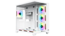 شتر sharx-profin-atx-mid-tower-gaming-pc-case-with-7x-120mm-pre-installed-argb-fans-white