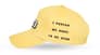 buy pause-knitted-logo-pure-cotton-curved-peak-cap-yellow