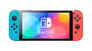 شتر nintendo-switch-oled-handheld-console-64gb-neon-blue-and-red
