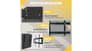 شتر wb-tv-wall-mount-37-80-inches-fixed-black