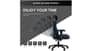 شتر andaseat-luna-pvc-gaming-chair-l-black-and-blue