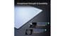 شتر asus-rog-moonstone-ace-l-glass-gaming-mouse-pad-or-ultra-smooth-surface-or-noise-reducing-design-or-9h-tempered-glass-or-impact-and-scratch-resistant-or-anti-slip-silicone-base-or-500-x-400-mm-or-moonlight-white