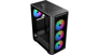 شتر sharx-striker-argb-atx-pc-case-4x120mm-pre-installed-fans-or-glass-side-panel-black