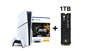 شتر playstation-5-slim-bluray-disc-console-with-call-of-duty-black-ops-6-ps5-game-voucher-and-wd-black-sn850p-1-tb-ssd