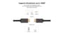 شتر ugreen-dp-male-to-hdmi-male-cable-2m-black