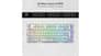 شتر redragon-pro-full-transparent-mechanical-wireless-gasket-rgb-gaming-keyboard-white-transparent