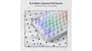 شتر redragon-pro-full-transparent-mechanical-wireless-gasket-rgb-gaming-keyboard-white-transparent
