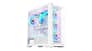 شتر gameon-vortex-arctic-series-4-fan-mid-tower-argbpwm-lighting-gaming-case-white
