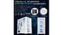 شتر gameon-vortex-arctic-series-4-fan-mid-tower-argbpwm-lighting-gaming-case-white