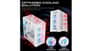 شتر gameon-vortex-arctic-series-4-fan-mid-tower-argbpwm-lighting-gaming-case-white