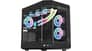 شتر gameon-vortex-arctic-series-3-fan-mid-tower-argbpwm-lighting-gaming-case-black