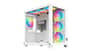 شتر gameon-emperor-arctic-series-7-fan-mid-tower-argbpwm-lighting-gaming-case-white