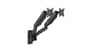 شتر gameon-fits-17-32-inch-economy-spring-assisted-wall-mount-dual-monitor-arm-for-gaming-and-office-use-black