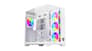 شتر gameon-valkyrie-i-series-7-fan-mid-tower-argbpwm-lighting-gaming-case-white