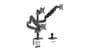 buy gameon-fits-17-30-inch-triple-monitor-arm-for-gaming-and-office-black