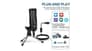 شتر maono-caster-rgb-usb-gaming-microphone-with-mic-gain-black