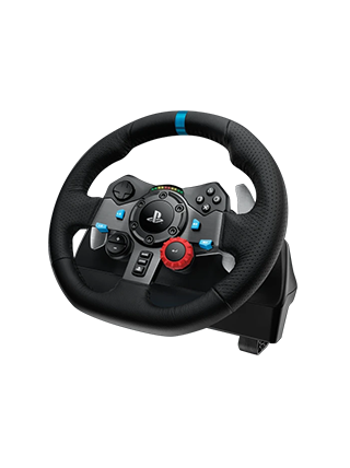 Logitech G29 Gaming Racing Wheel with Responsive Pedals for PlayStation and PC - Black