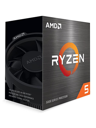 AMD Ryzen 5 5600 Unlocked Processor | 6 Core | 12-Thread | with Wraith Stealth Cooler