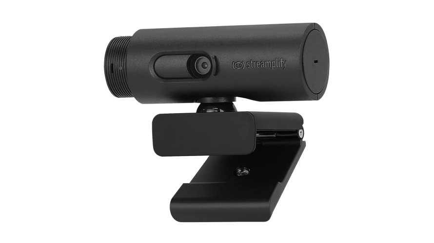 Streamplify Cam FHD 1080P 60FPS Webcam Tripod Auto Focus View 90° And